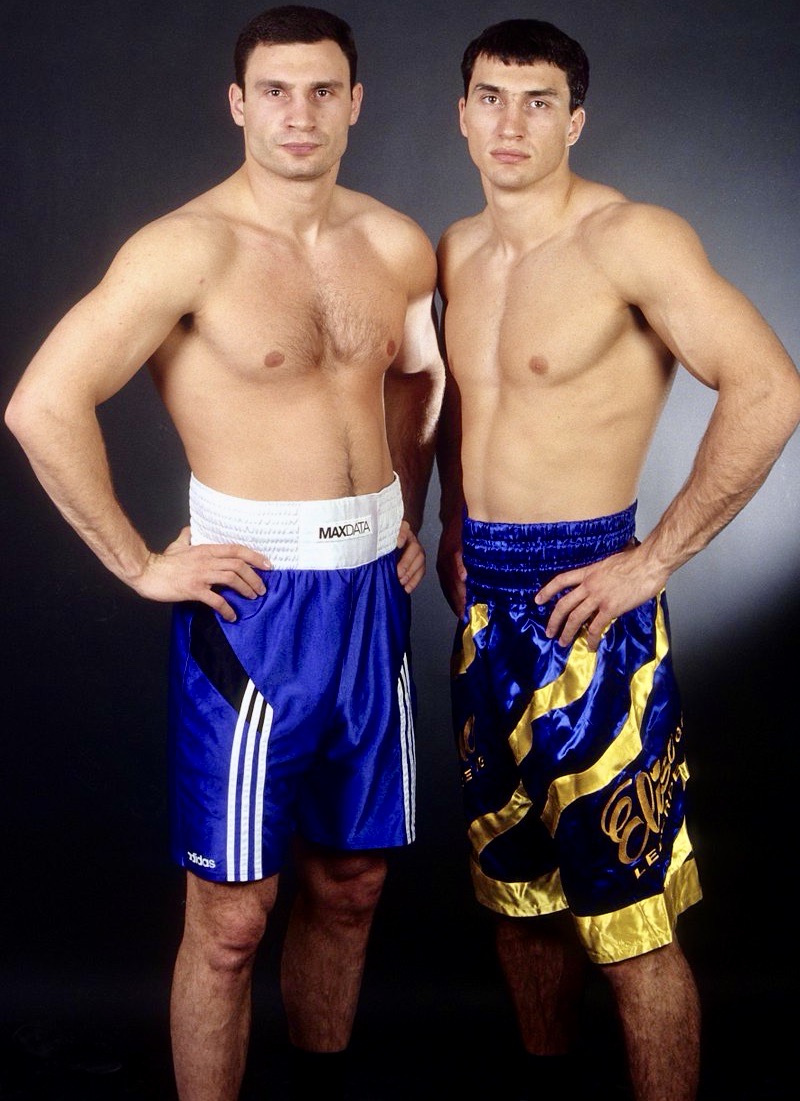 Vitali Klitschko and his brother, Wladimir